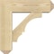 Ekena Millwork Balboa Craftsman Rough Sawn Bracket w/ Offset Brace, Douglas Fir, 6"W x 18"D x 18"H BKT0604X18X18BOA04RDF - alternate 2